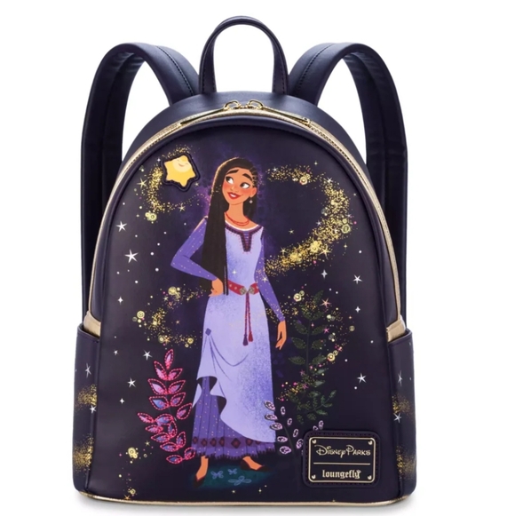 Disney Handbags - Disney Parks Disney 100 Wish Asha Loungefly Mini Backpack